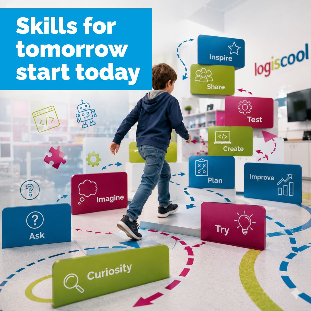 Logiscool Ruimsig Facebook ad: Screen Time Into Skills