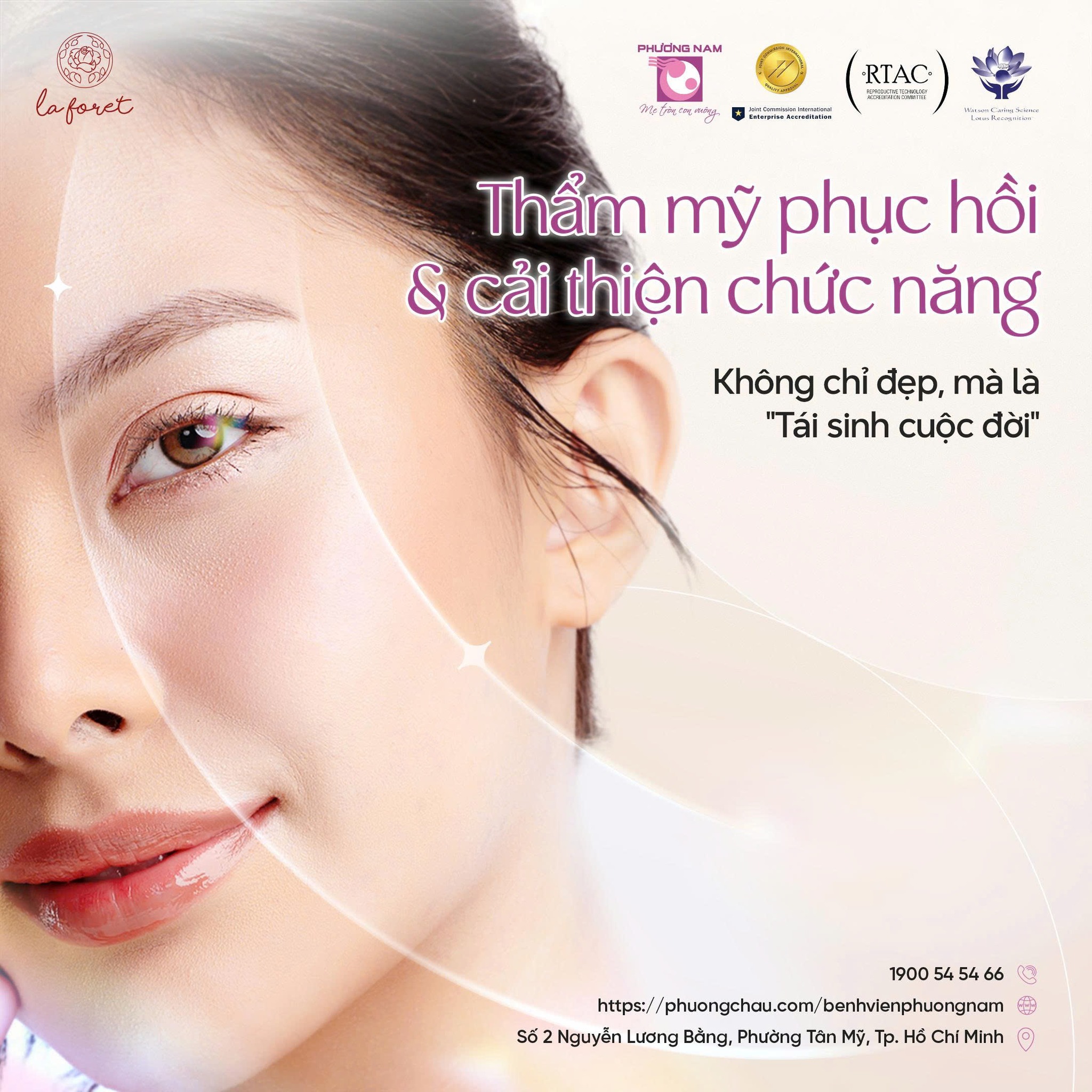 Thẩm Mỹ Hàn Quốc La Foret - BV Phương Nam Facebook ad: THẨM MỸ PHỤC HỒI VÀ CẢI THIỆN CHỨC…