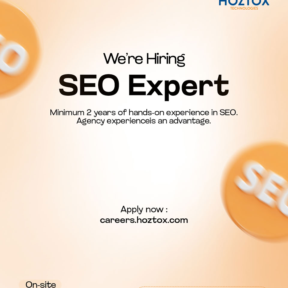 Hoztox Technologies Facebook ad: Are you passionate about improving website rankings…