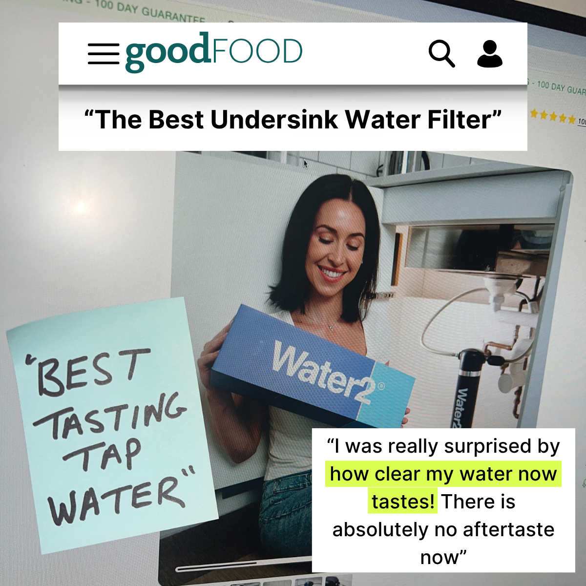 Water2 Facebook ad