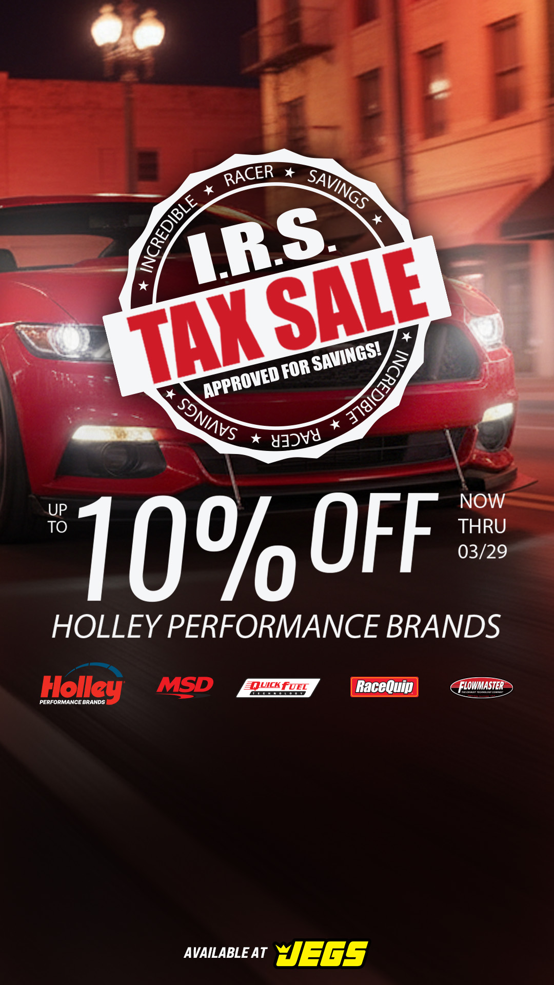 JEGS Performance Facebook ad
