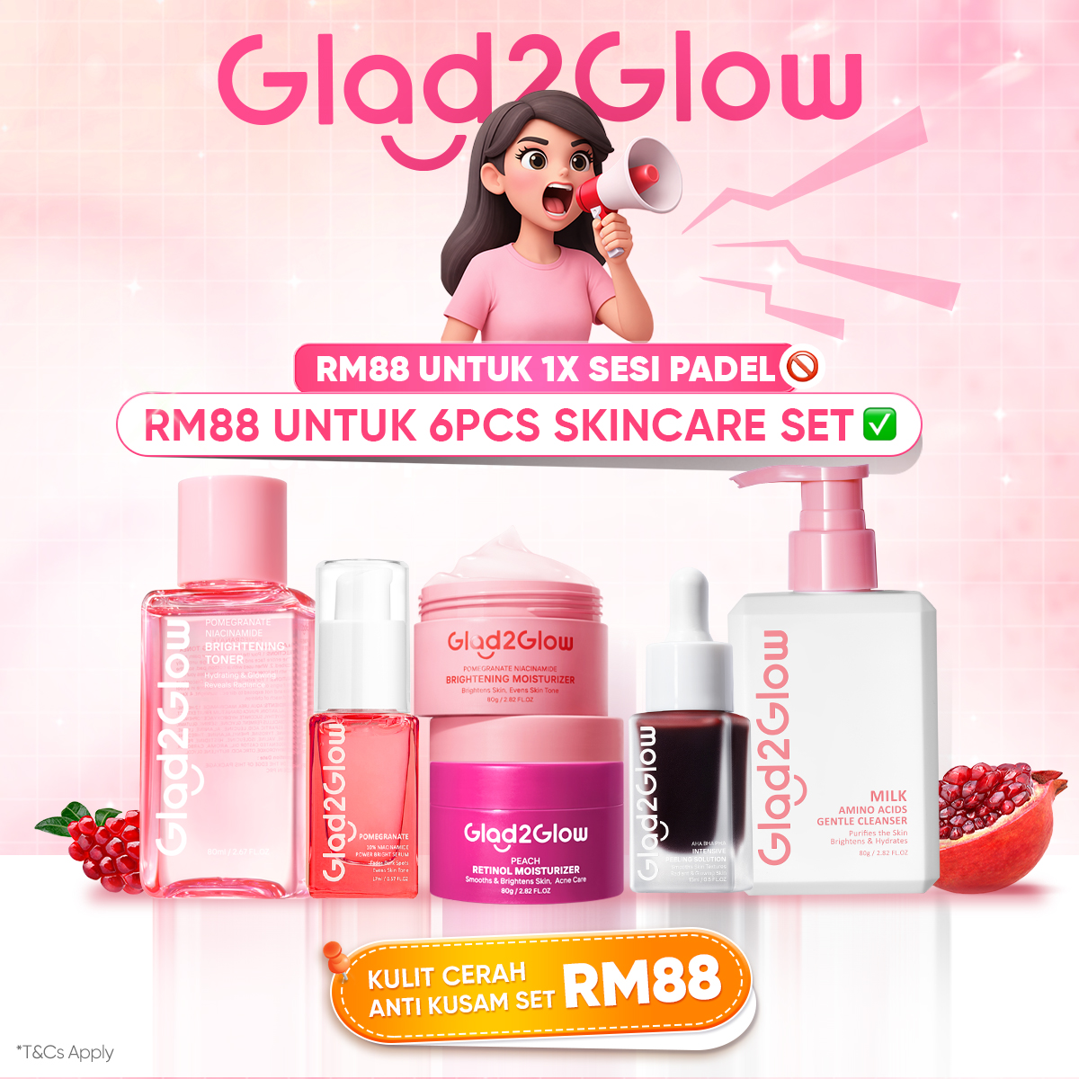 Glad2Glow Malaysia Facebook ad