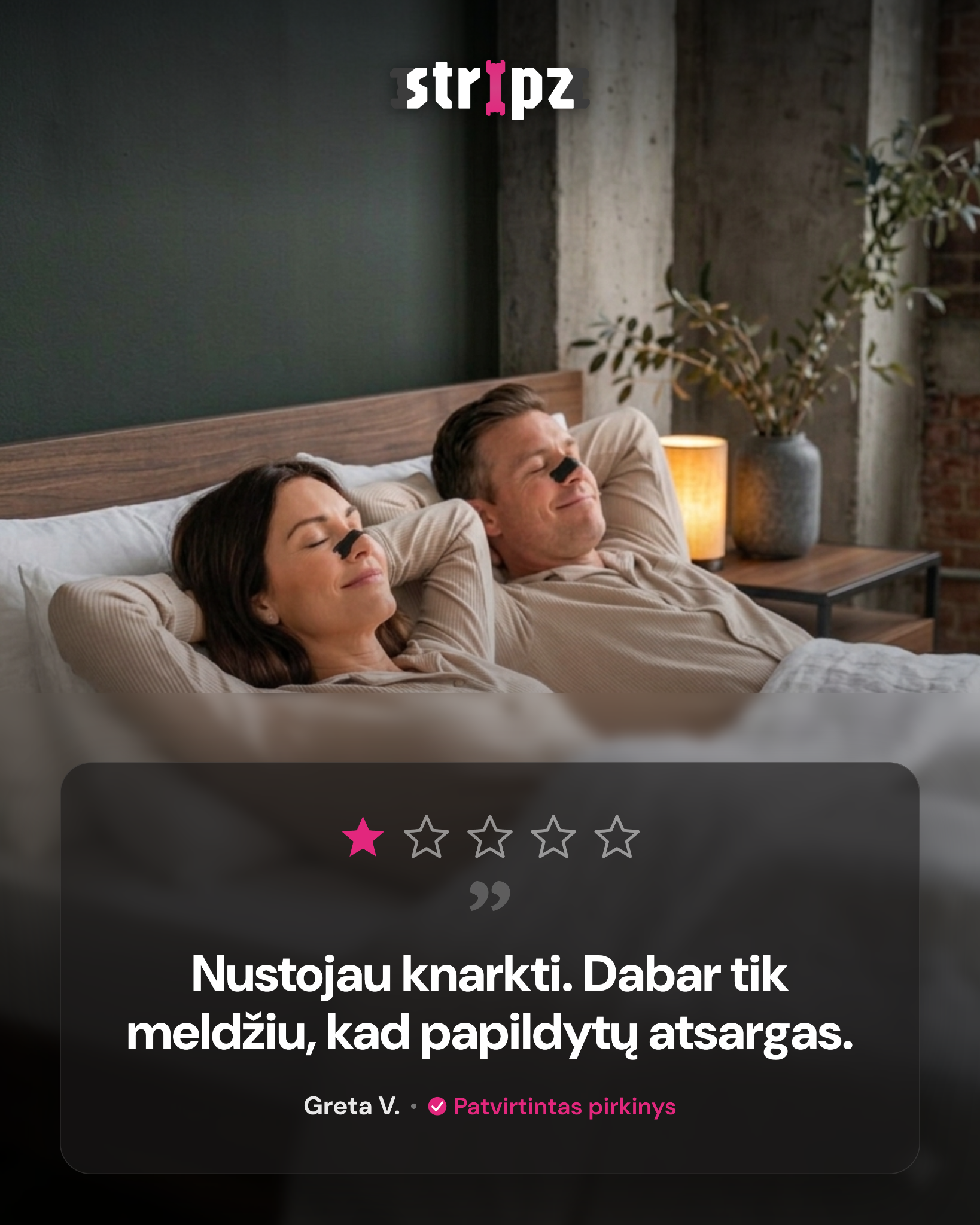 Stripz Facebook ad