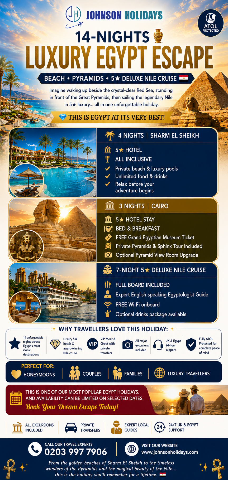 Johnson Holidays Facebook ad