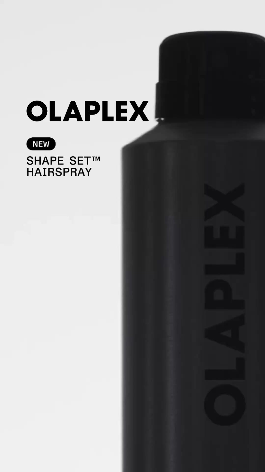 Olaplex Facebook ad: Introducing Shape Set Hairspray