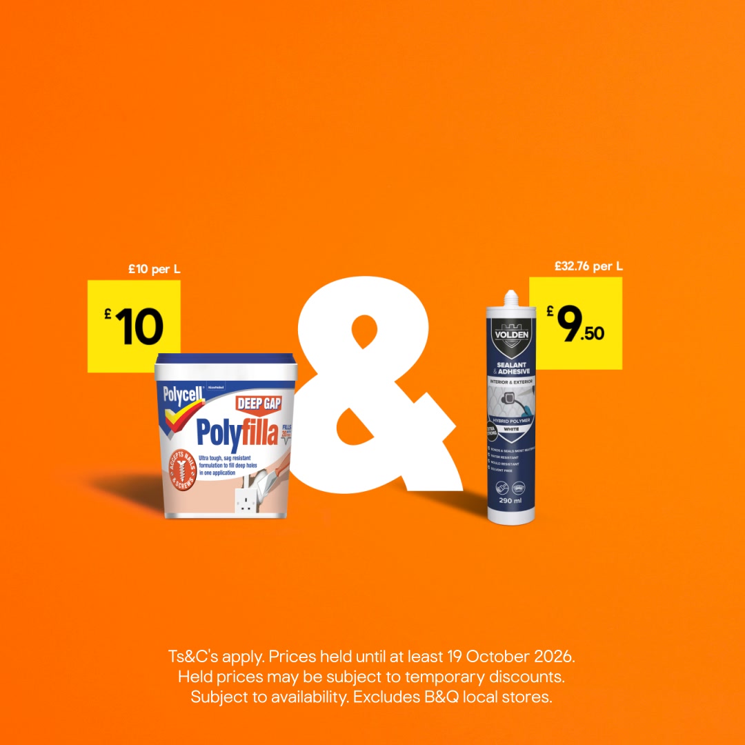 TradePoint Facebook ad: Prices Nailed at B&Q and Tradepoint