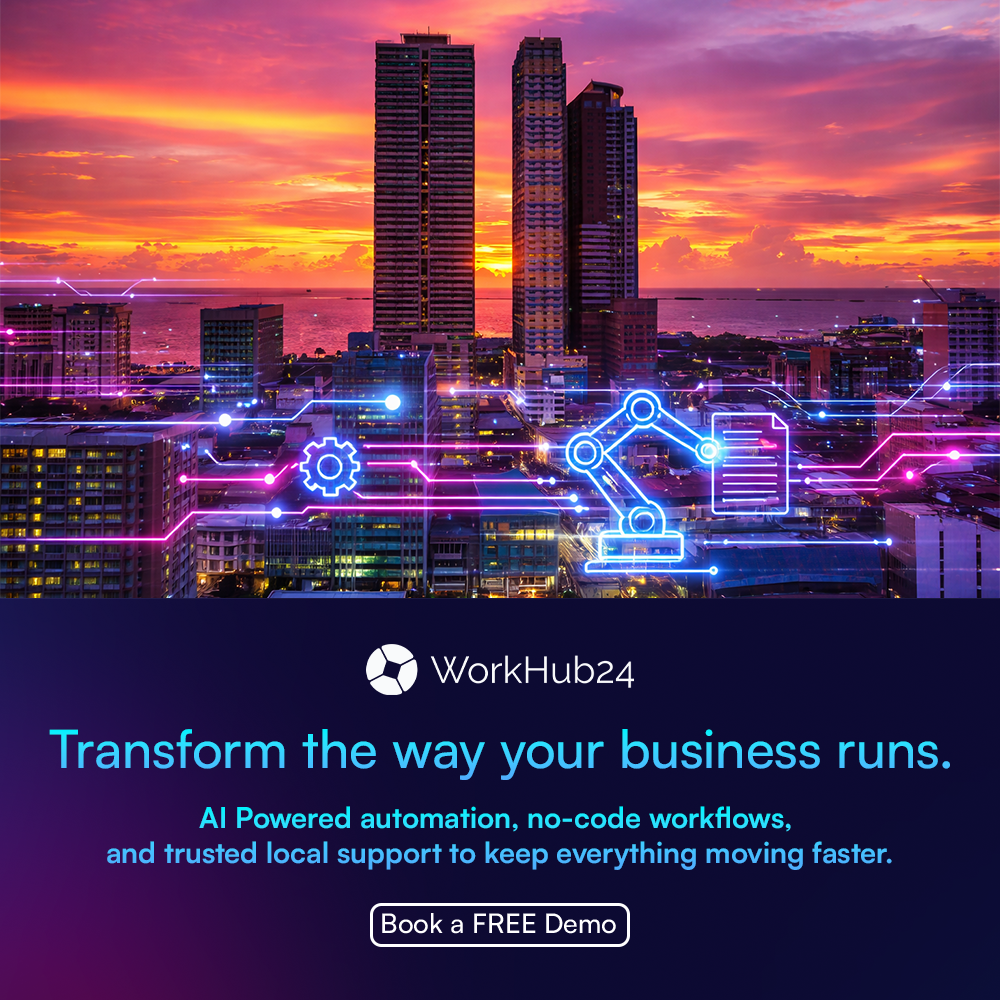 WorkHub24 Facebook ad: Automate your entire business process