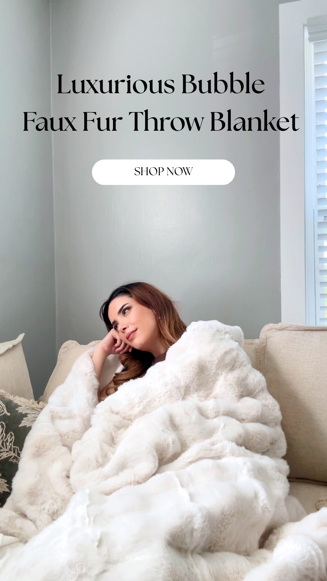 Cozy-Bliss Facebook ad: Enjoy Cozy Time
