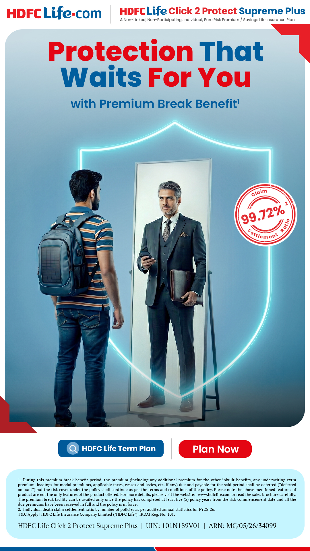 HDFC Life Facebook ad