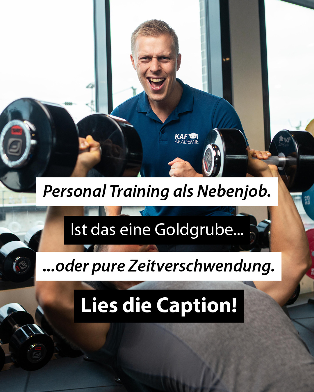 Tim Kinalzyk Facebook ad: Warum ist PT der optimale Nebenjob?