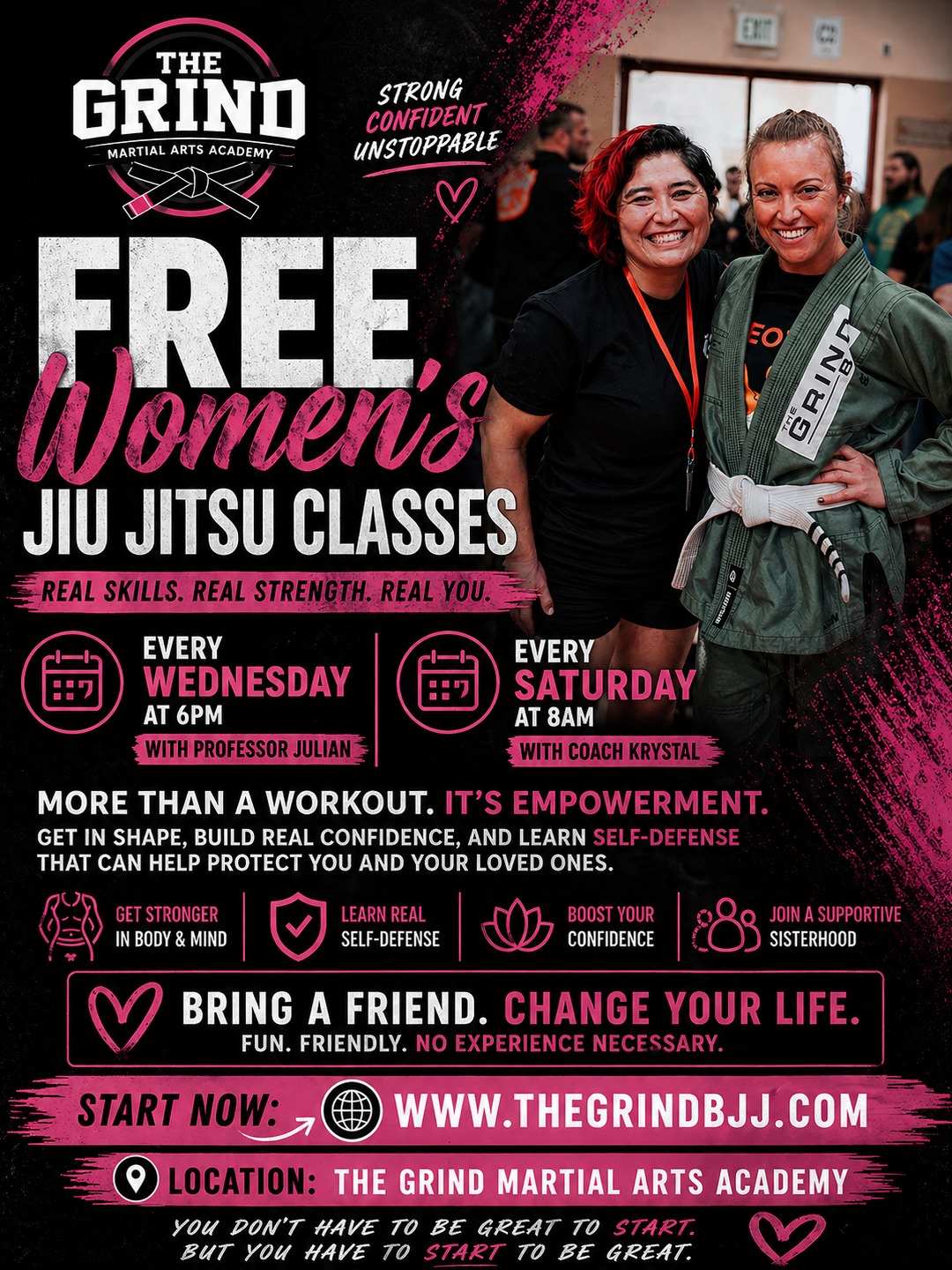 The Grind Martial Arts Academy Facebook ad