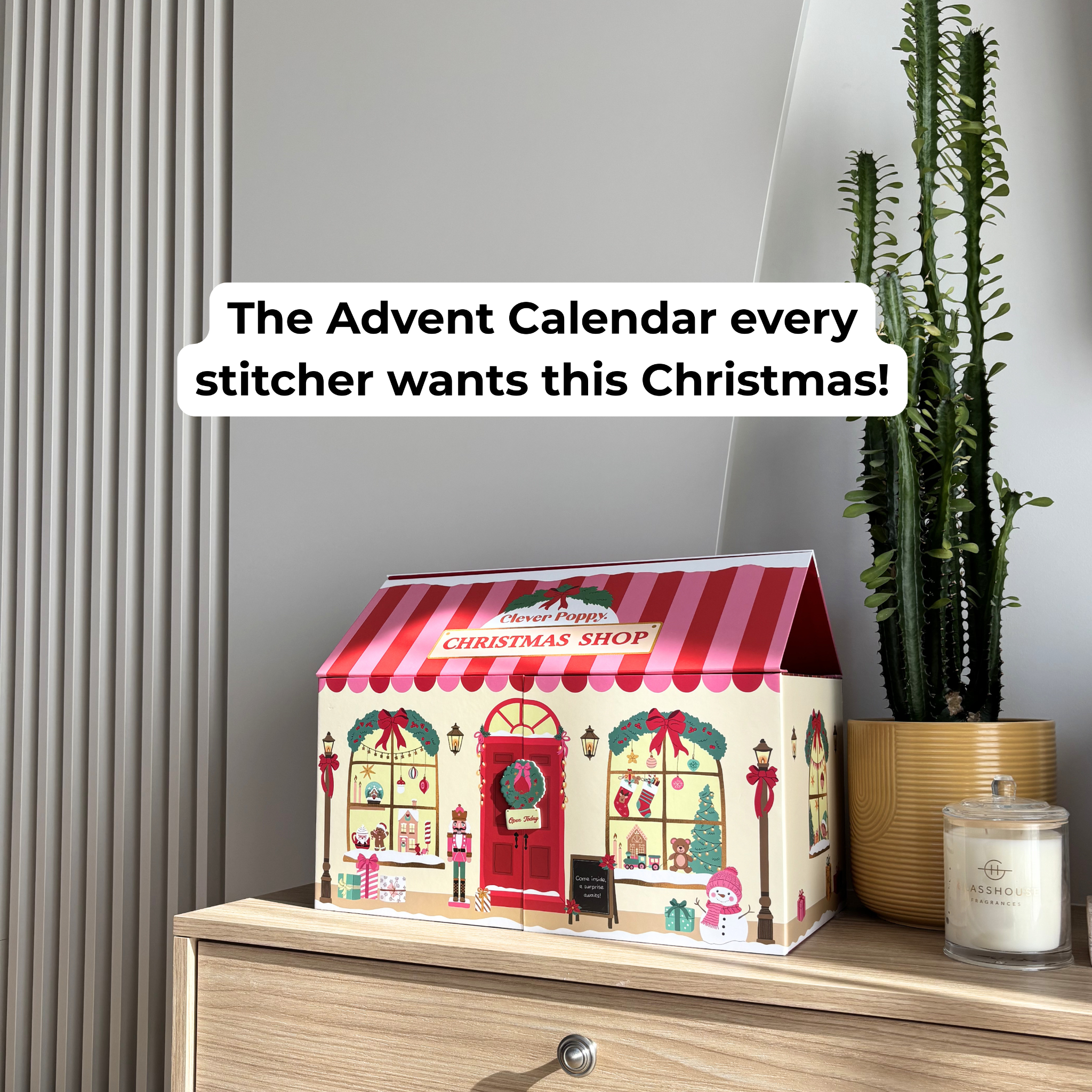 Clever Poppy Facebook ad: A calendar built for stitchers who already know their way…