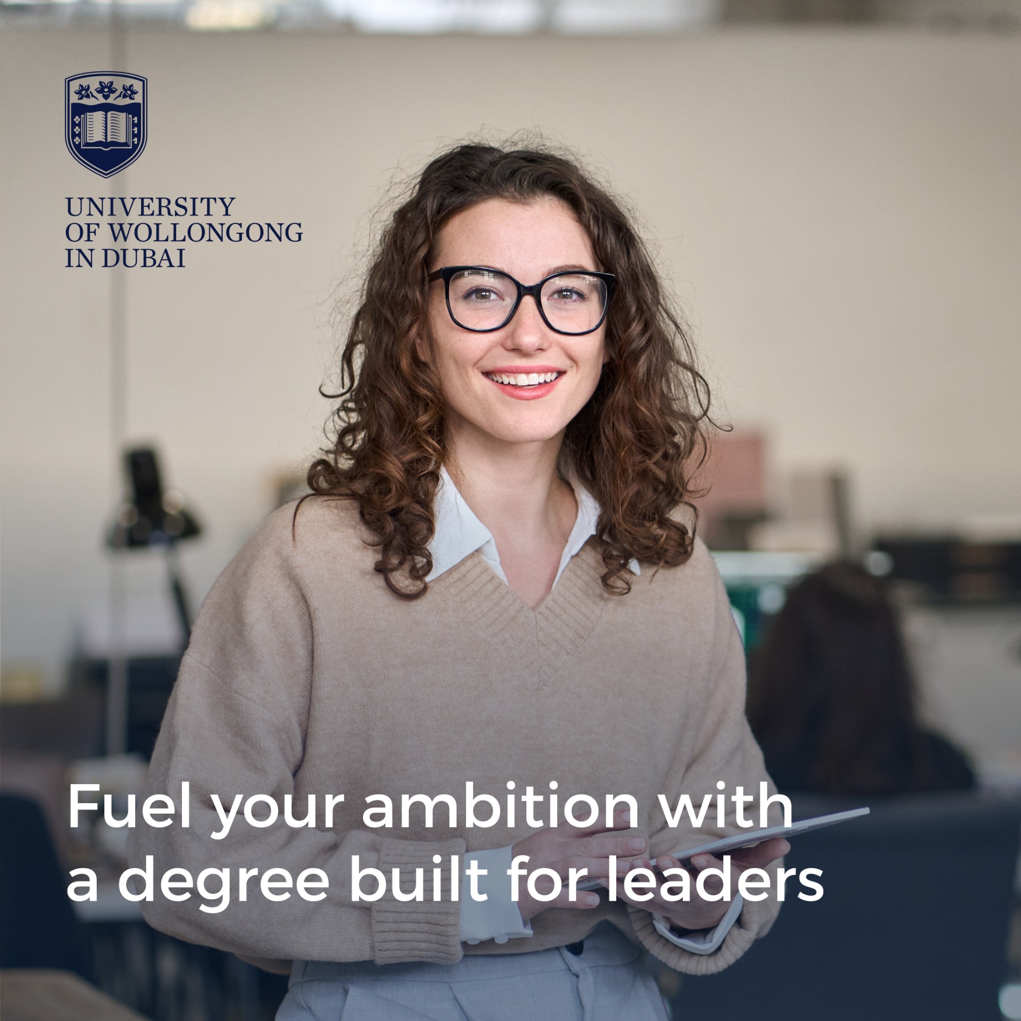 University of Wollongong in Dubai Facebook ad