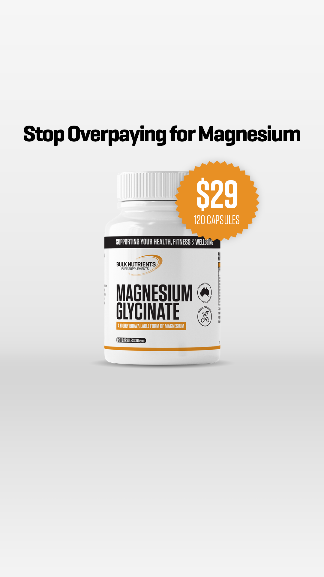 Bulk Nutrients Facebook ad