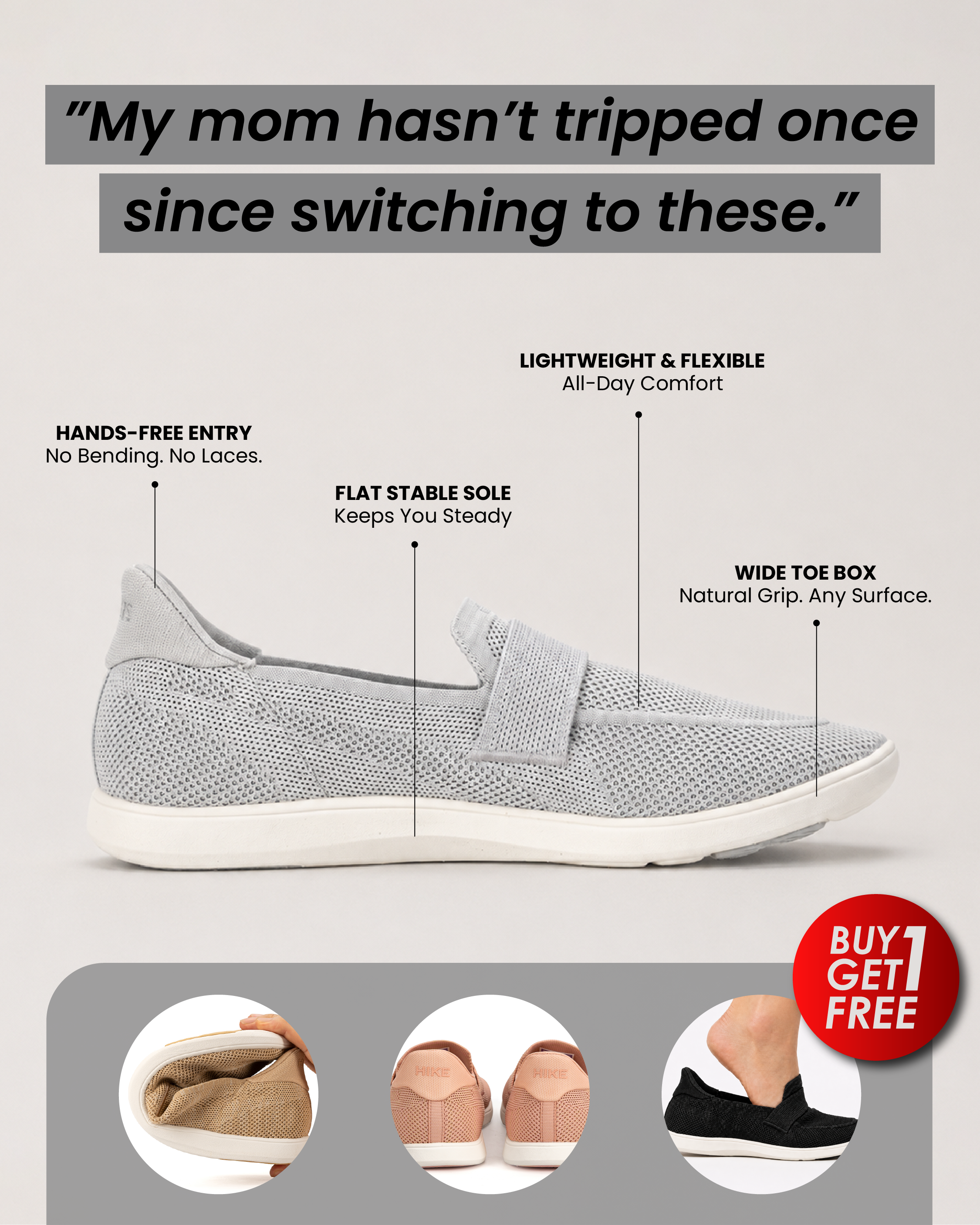 HIKE Footwear Facebook ad