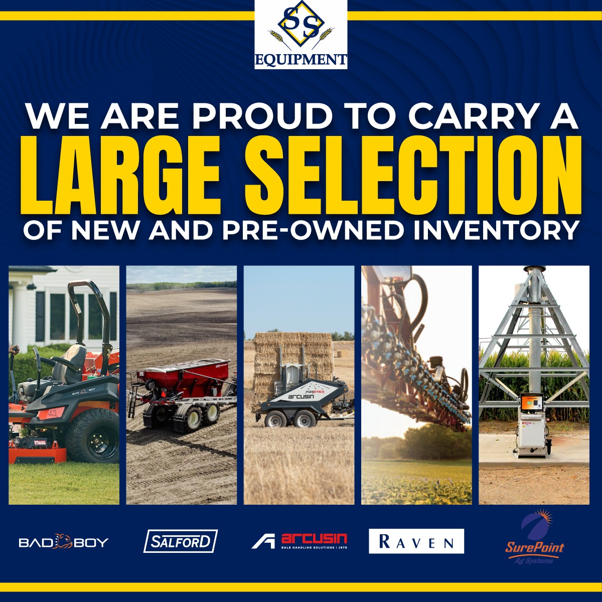 SS Equipment - New Holland Agriculture Facebook ad: New & Used Equipment