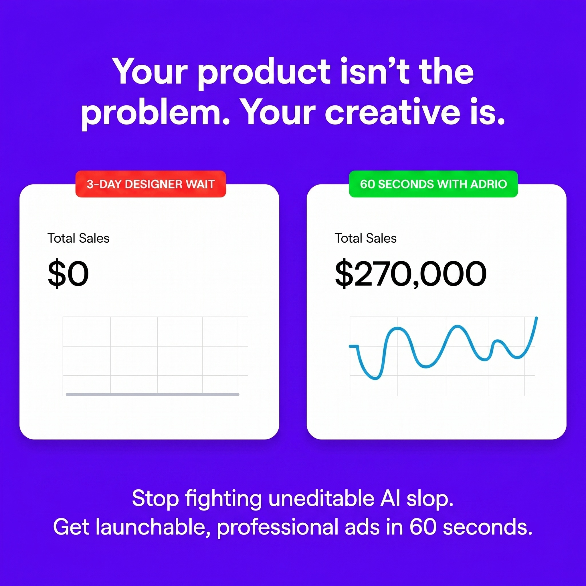 Adrio AI Facebook ad