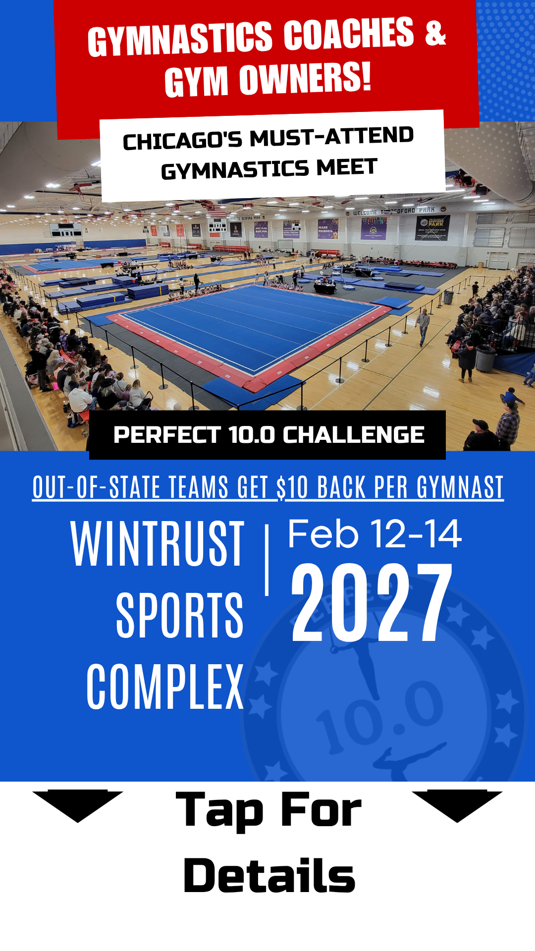 Perfect 10.0 Challenge Facebook ad from Aug 5, 2026
