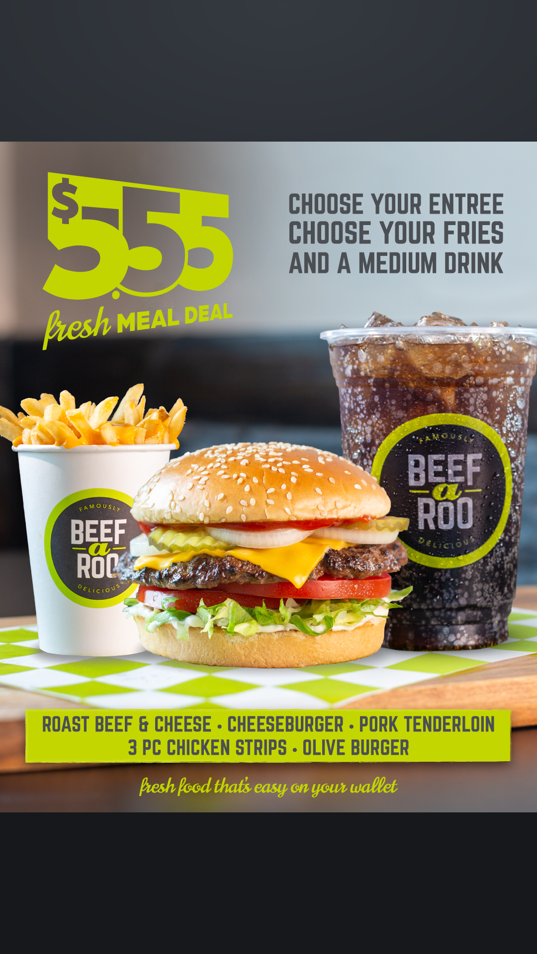 Beef-A-Roo Facebook ad