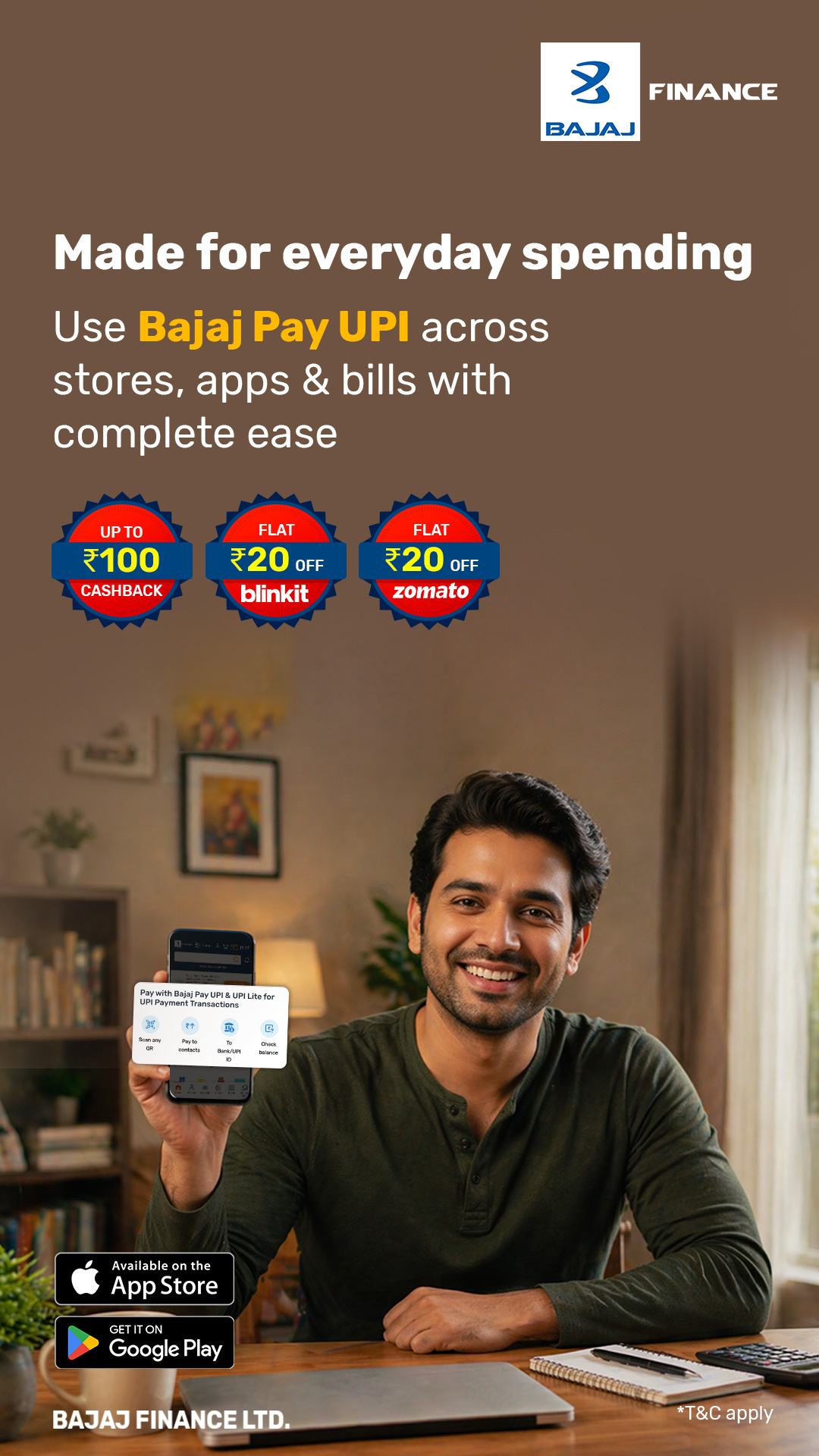 Bajaj Finserv Facebook ad