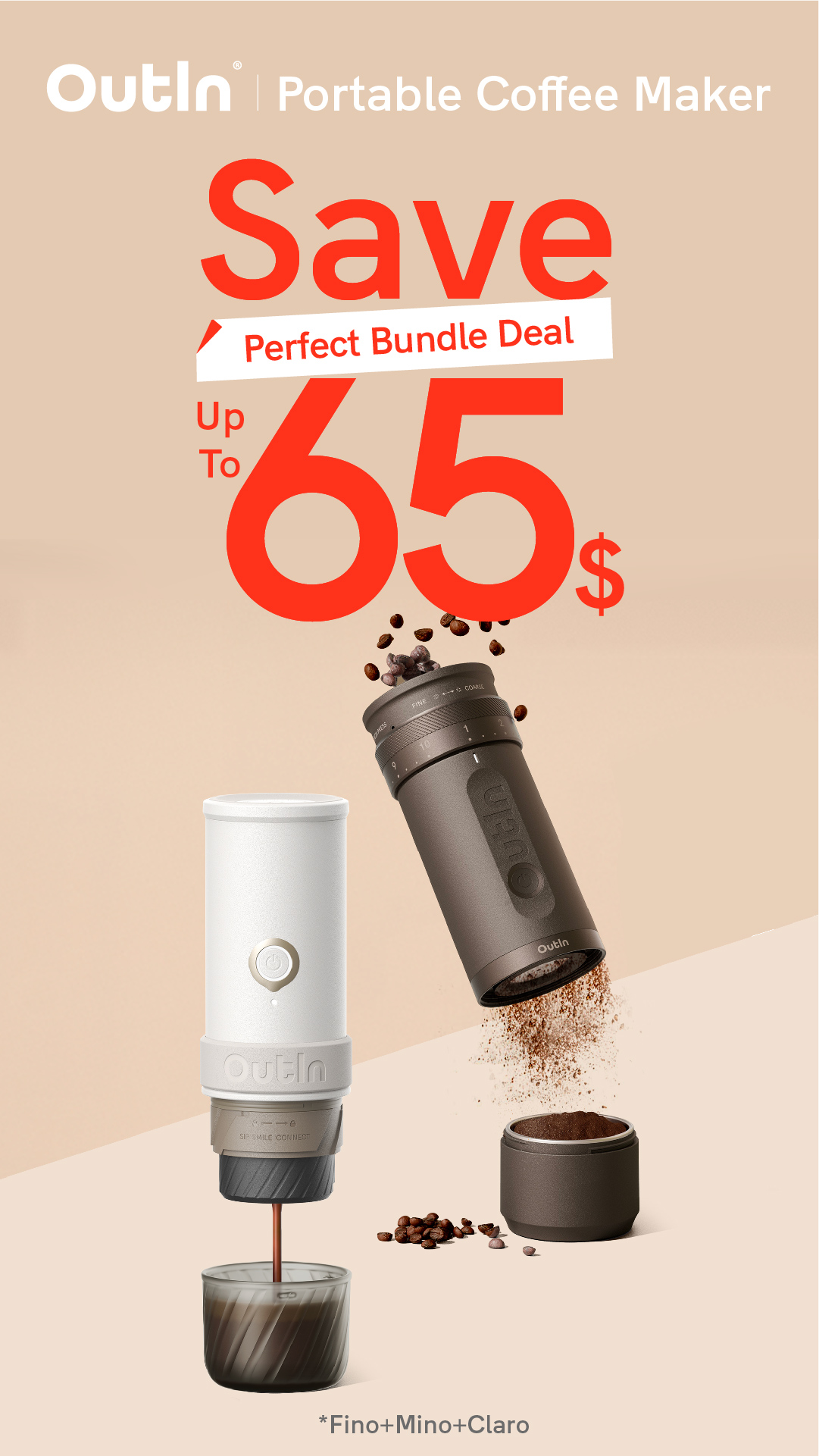 Outin Portable Electric Espresso Machine Facebook ad