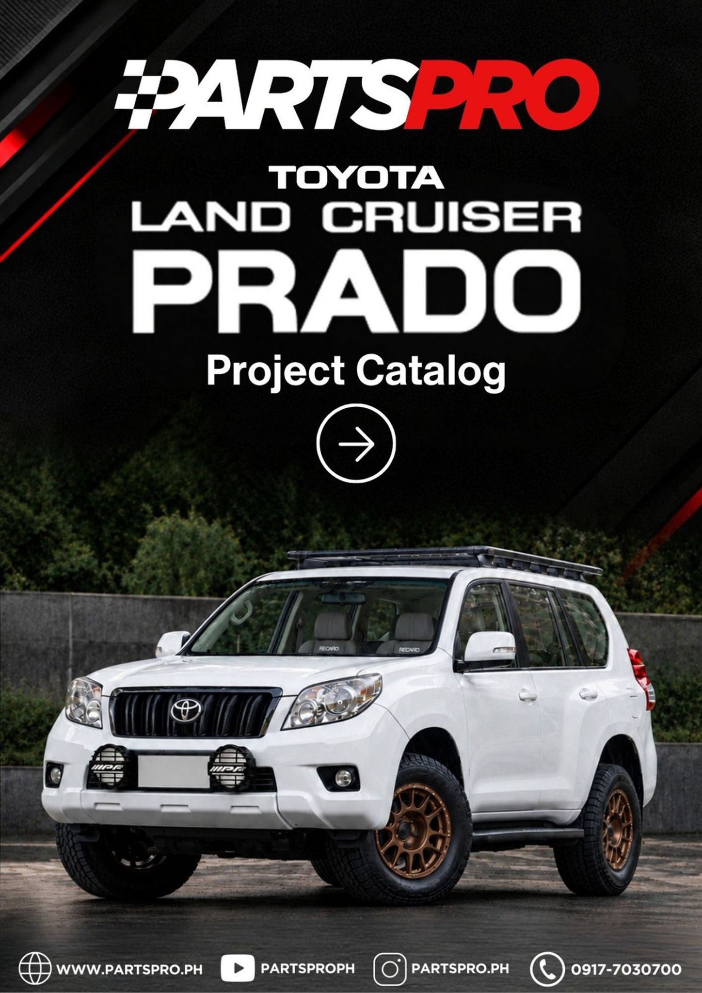 PartsPro Facebook ad: 2014 Toyota Prado LC150 Transformation