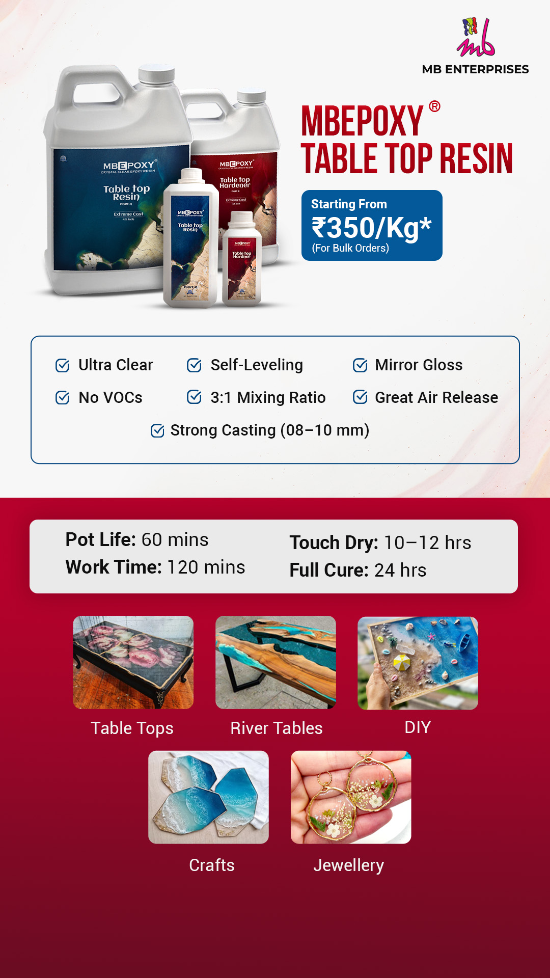 MB Enterprises Facebook ad