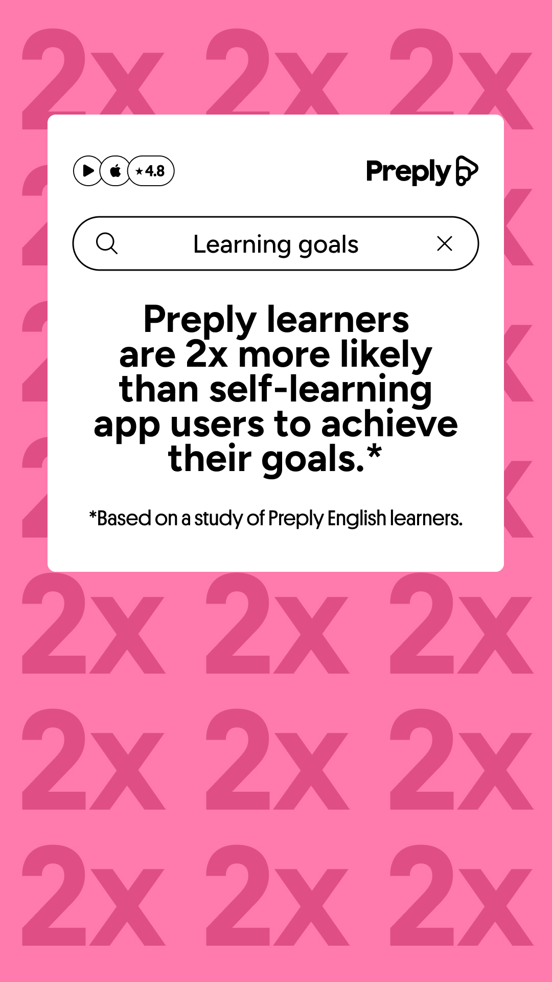 Preply Facebook ad