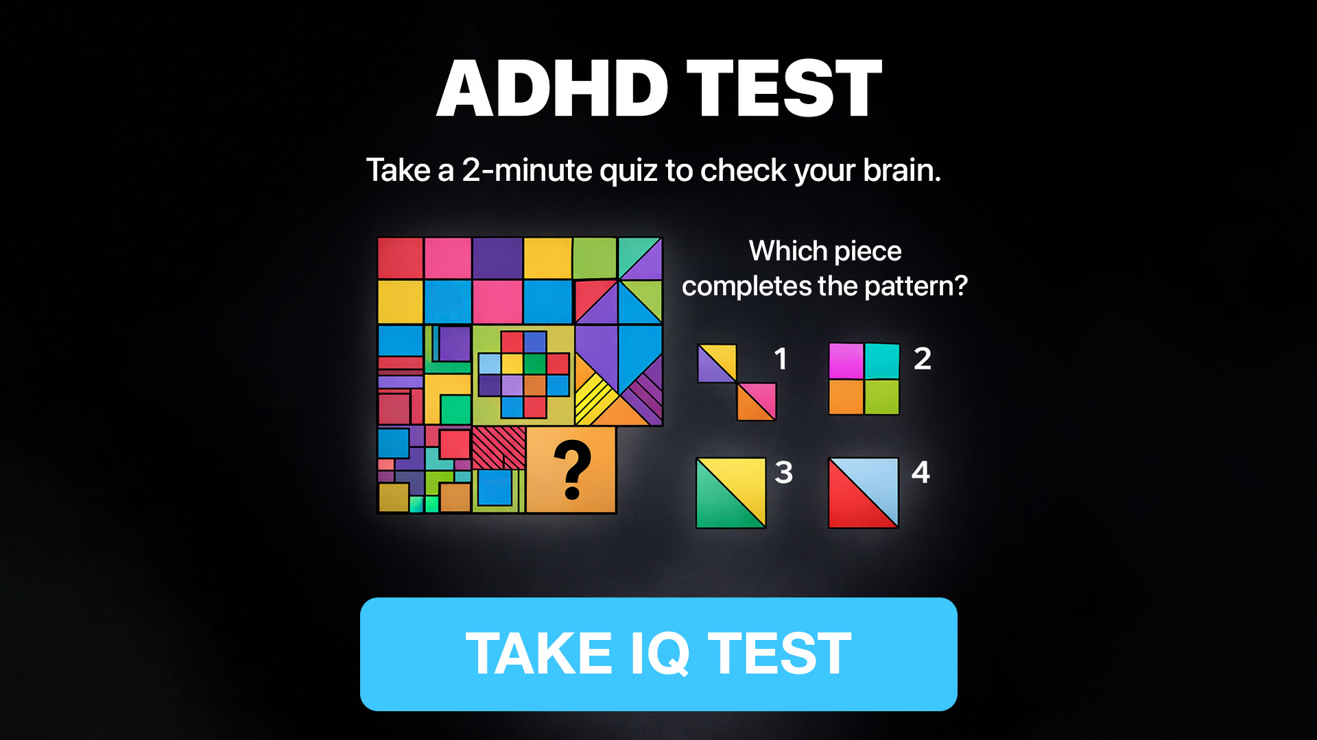 My IQ Facebook ad