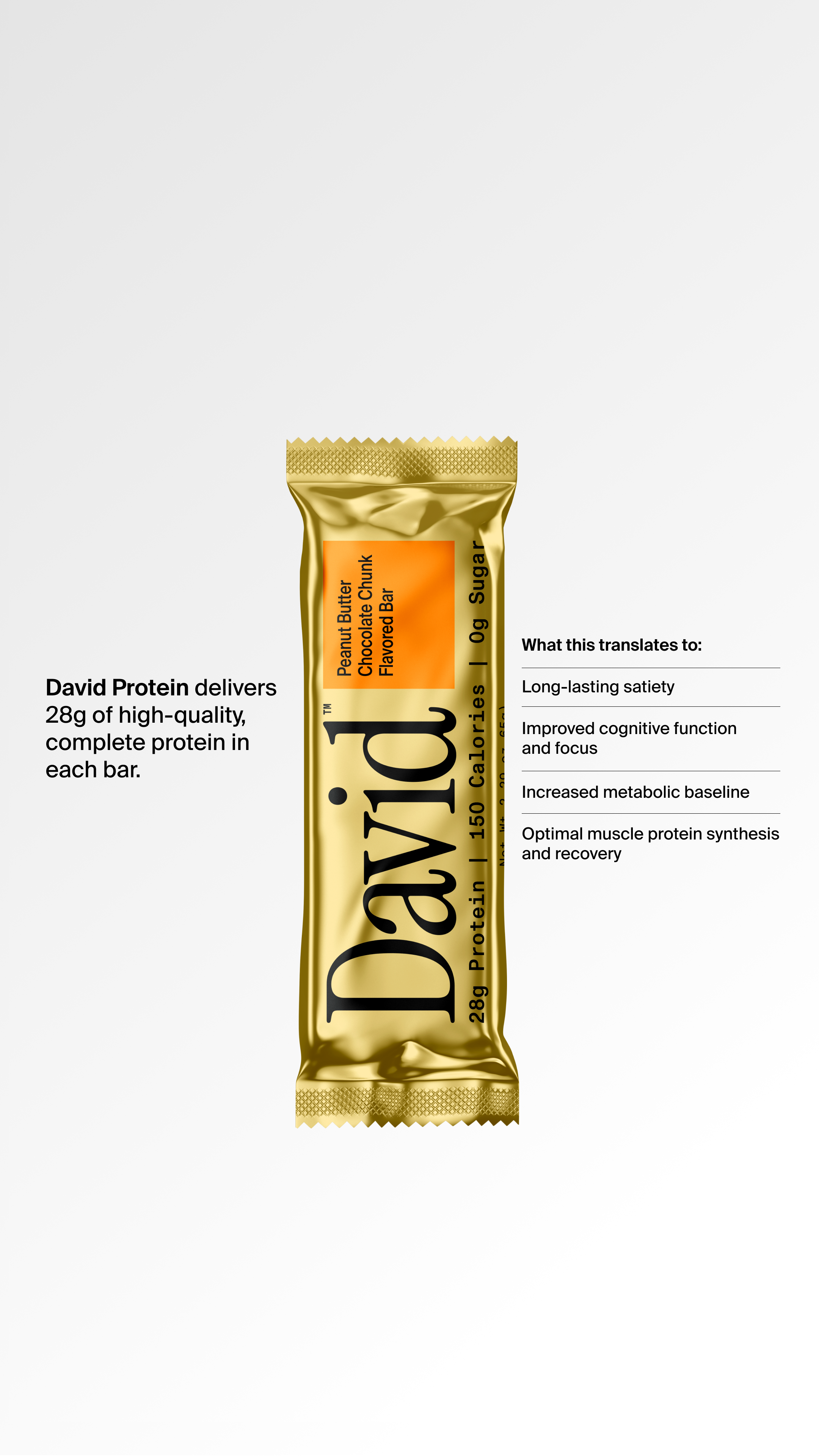 David Protein Facebook ad