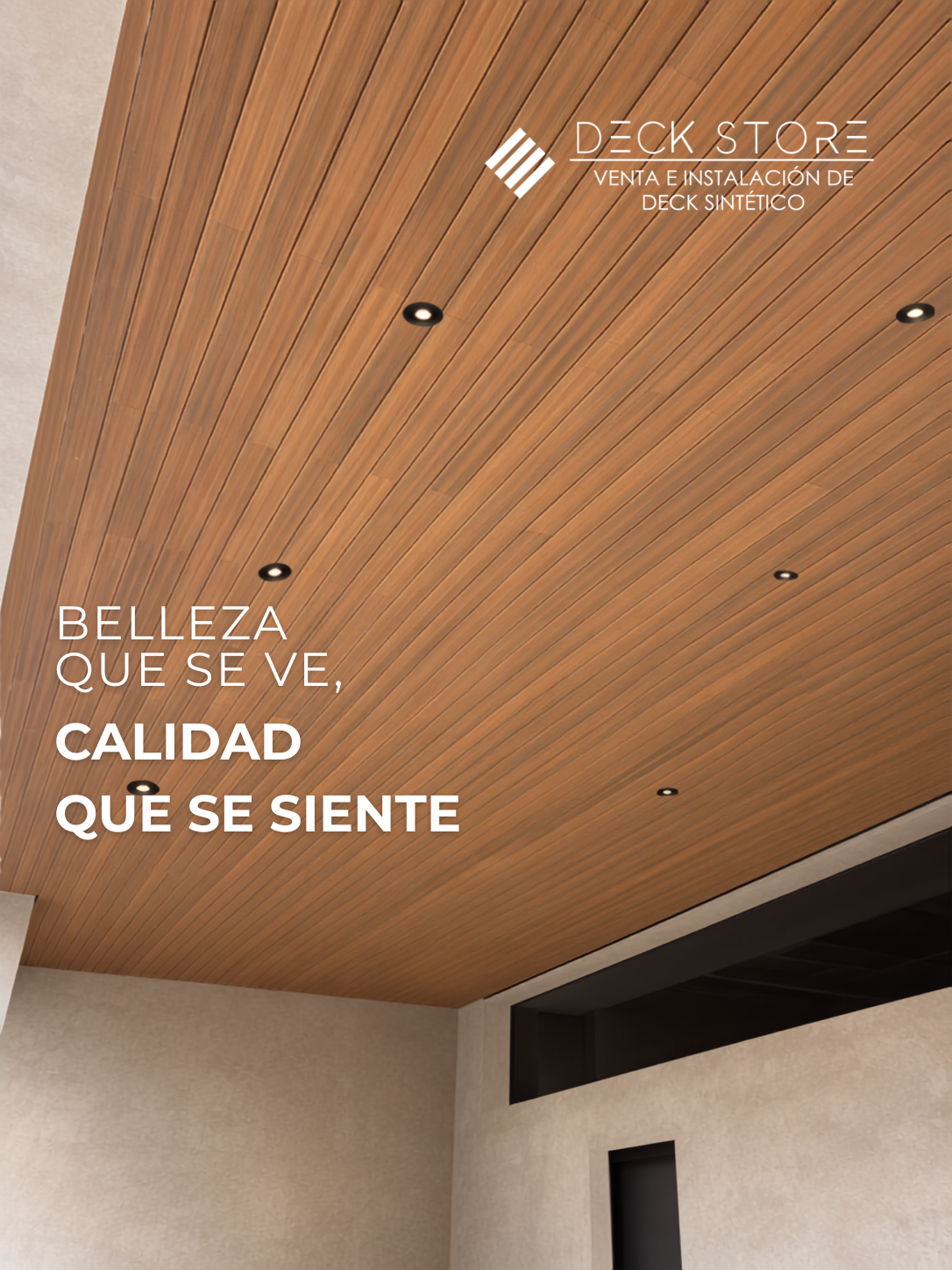 DECK STORE Steelture Facebook ad: Transforma tus espacios con WPC