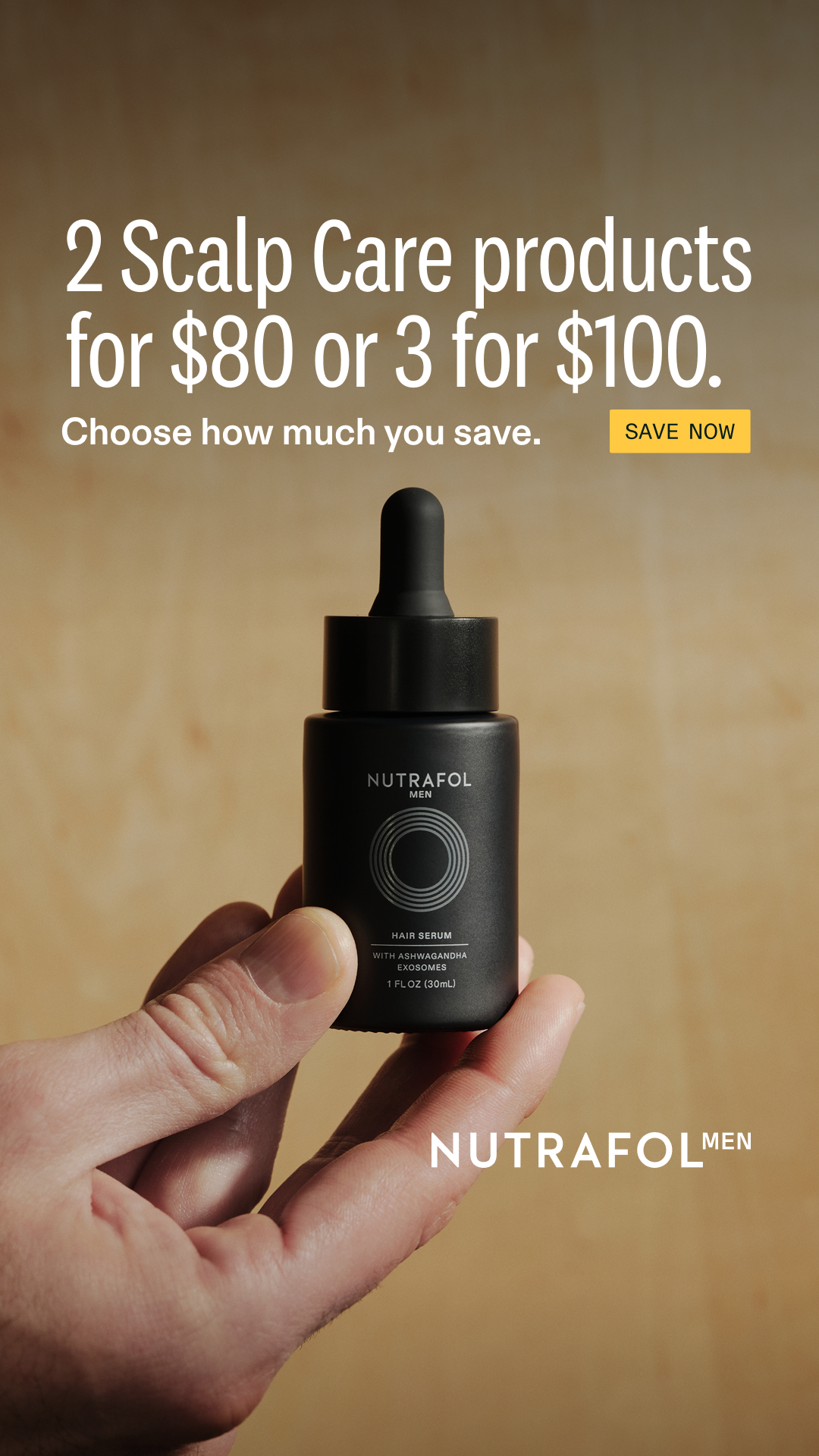 Nutrafol Men Facebook ad