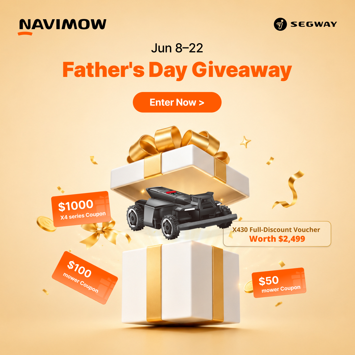 Segway Navimow Facebook ad