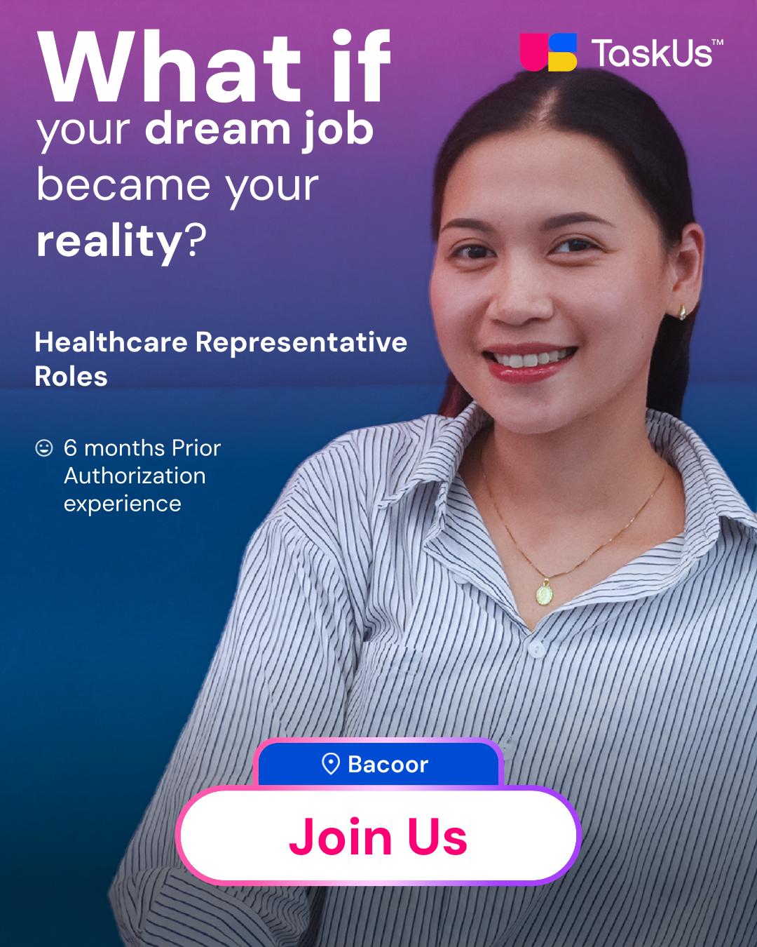 TaskUs Facebook ad