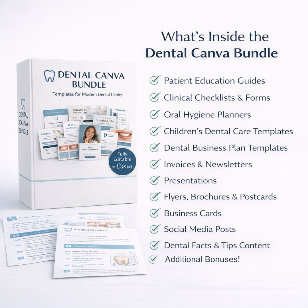 Ultimate Notion Planner Facebook ad: Dental Business Resources for your Clinic