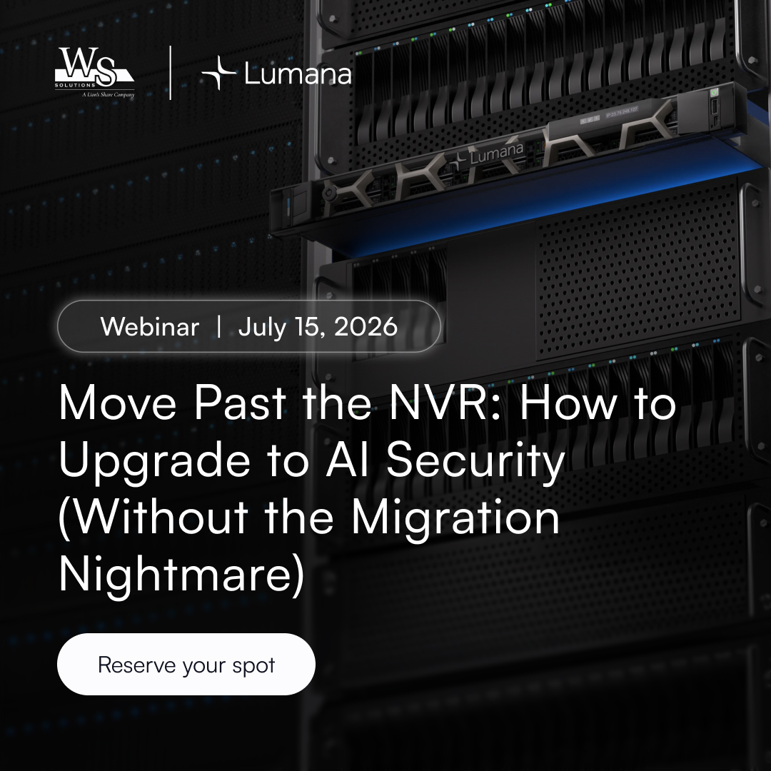 Lumana Facebook ad: Ditch the NVR. Upgrade to AI Video Security.