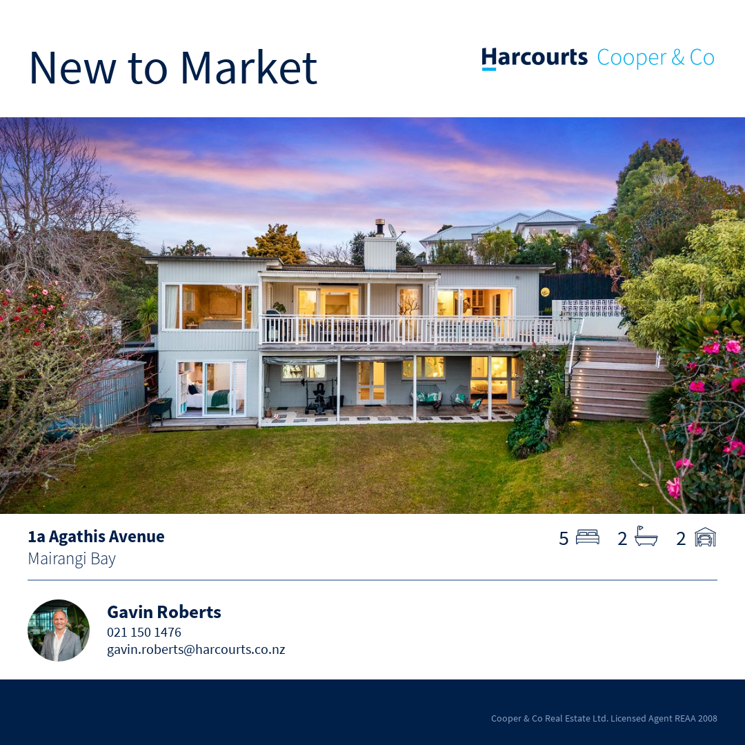 Harcourts Cooper & Co Real Estate Facebook ad