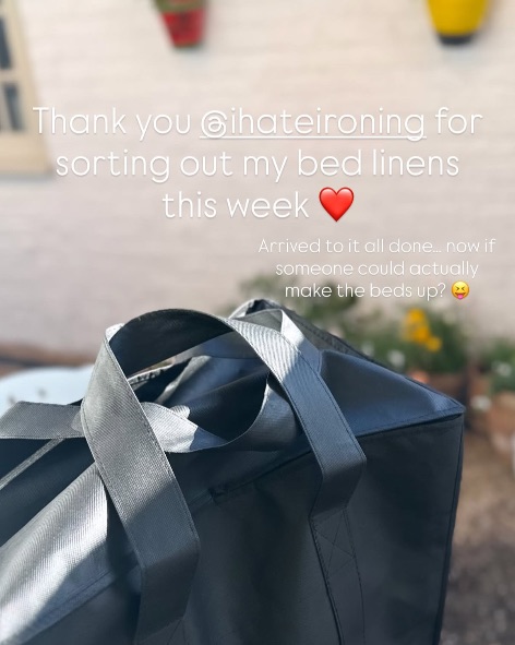 Ihateironing: Laundry & Dry Cleaning Delivered Facebook ad