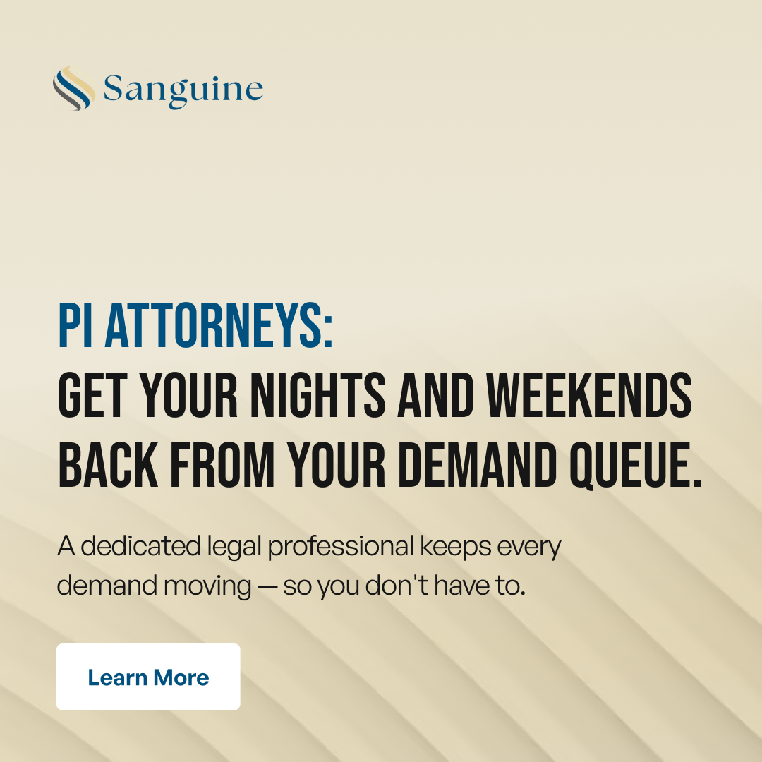 Sanguine Strategic Advisor Facebook ad: Add Trained Legal Support to Your Firm