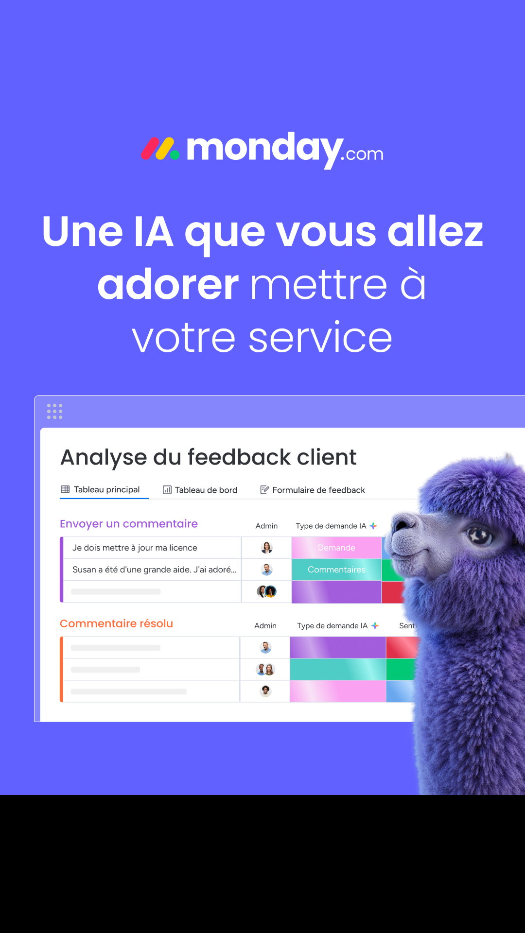 monday.com Facebook ad