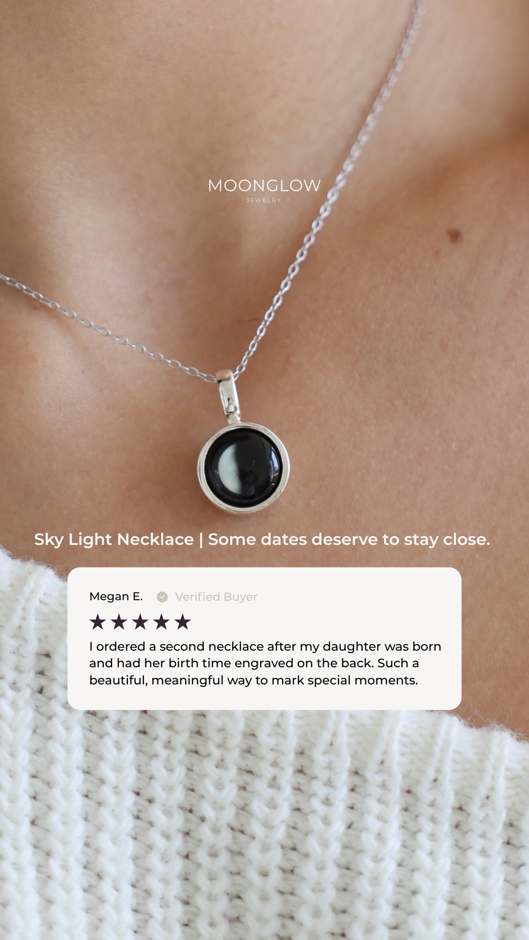 Moonglow Jewelry Facebook ad