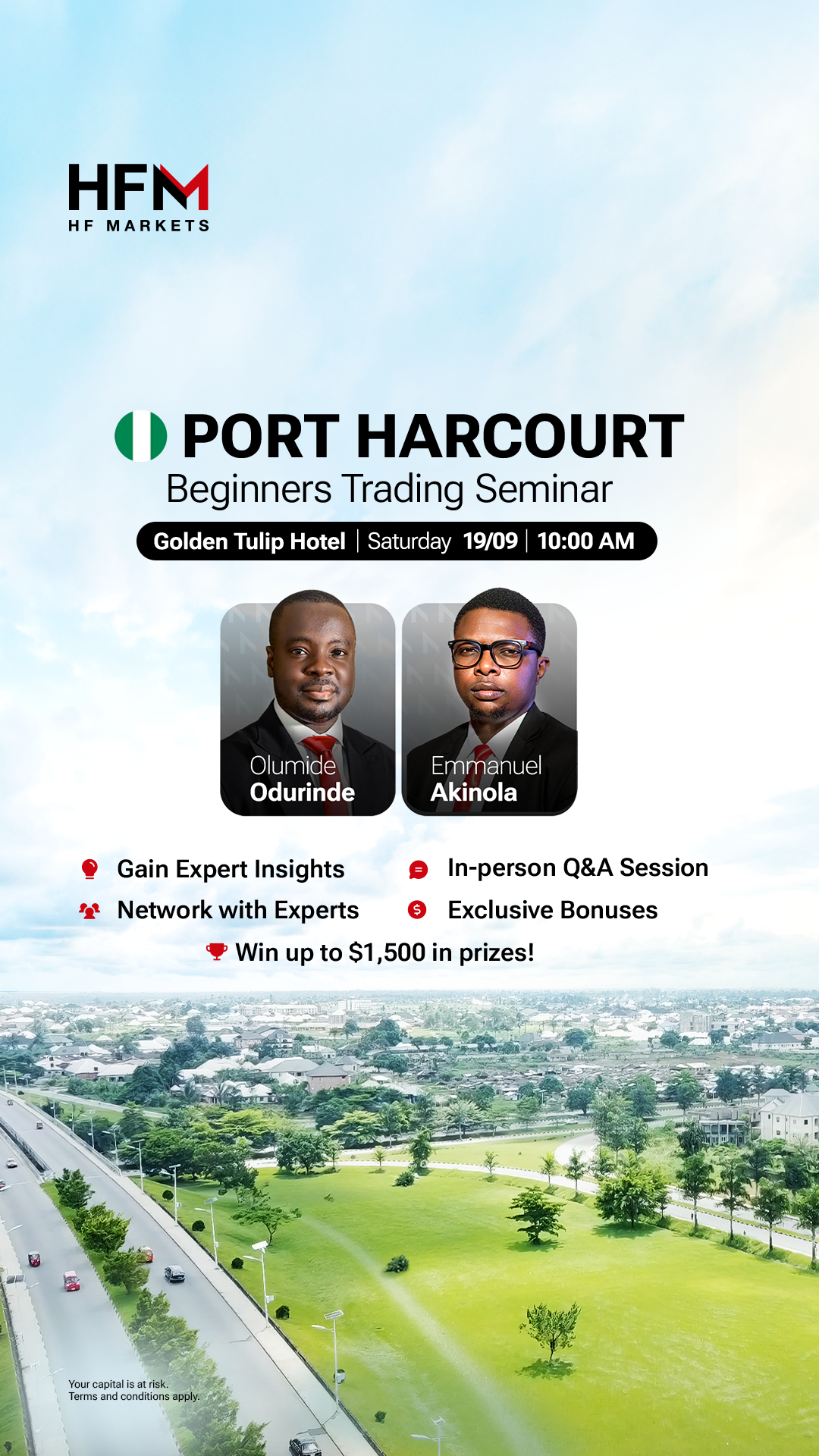 HFM Facebook ad: Learn Trading from Scratch with HFM