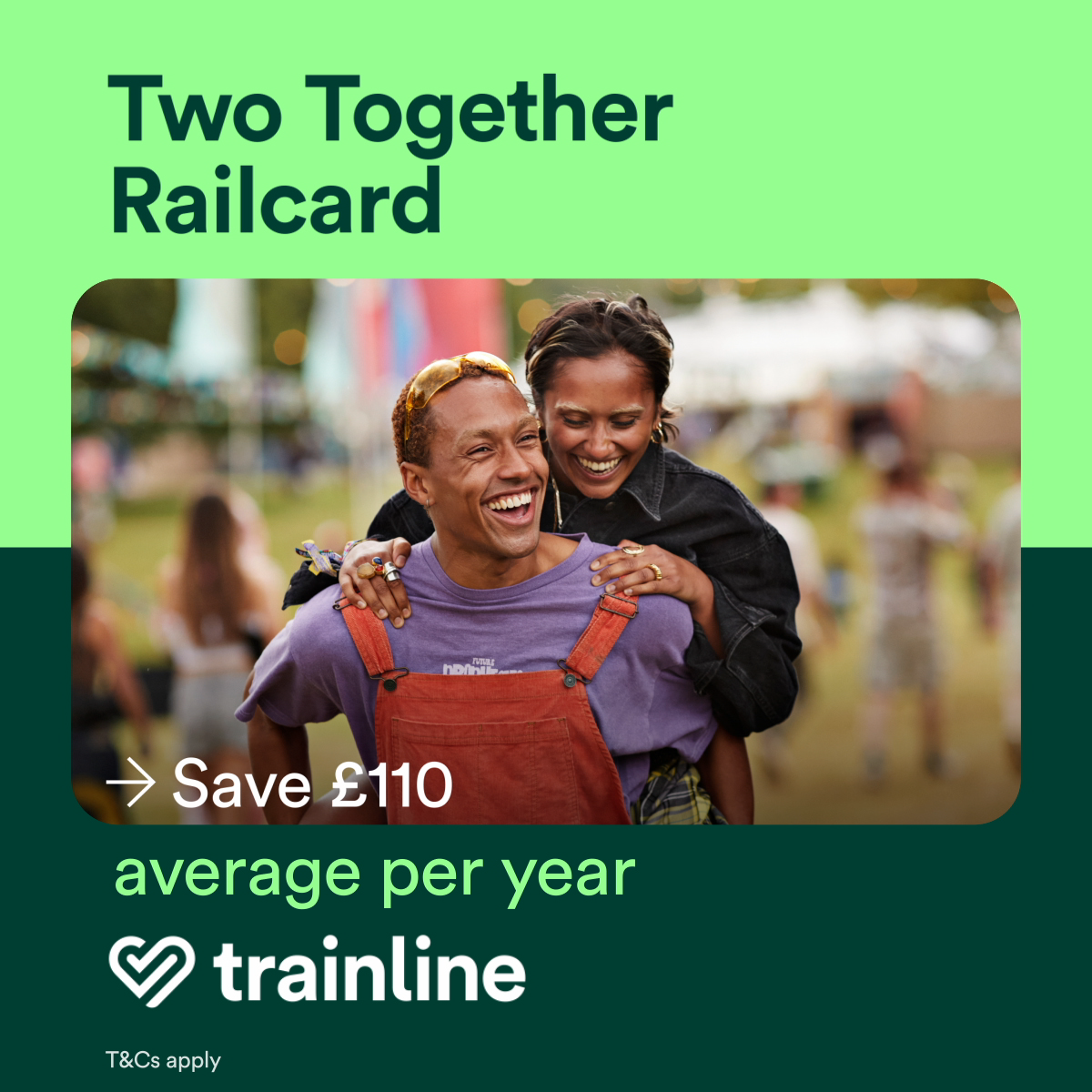Trainline Facebook ad
