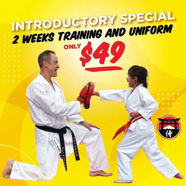 Samurai Karate Kensington Facebook ad
