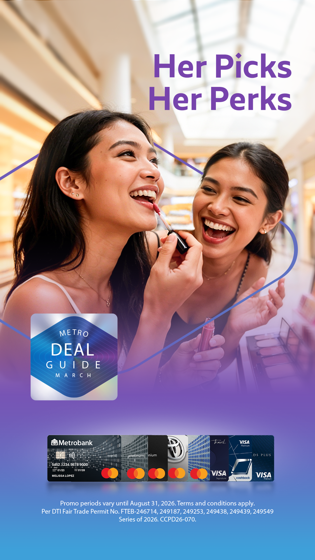 Metrobank Card Facebook ad
