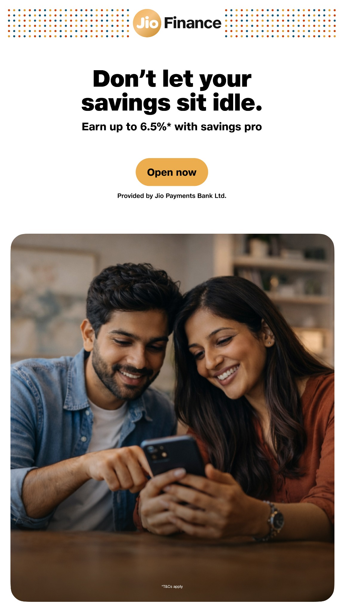 JioFinance Facebook ad