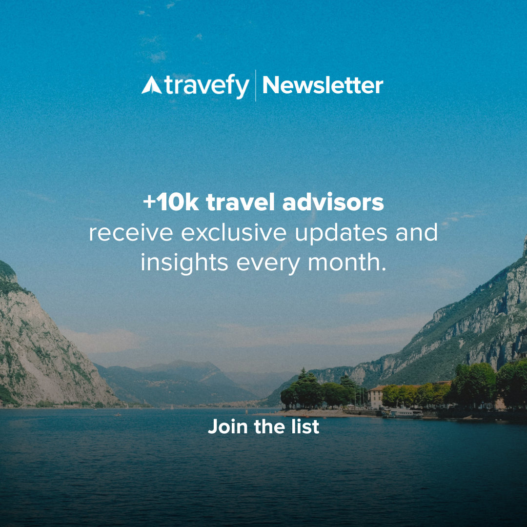Travefy Facebook ad from Dec 3, 2025