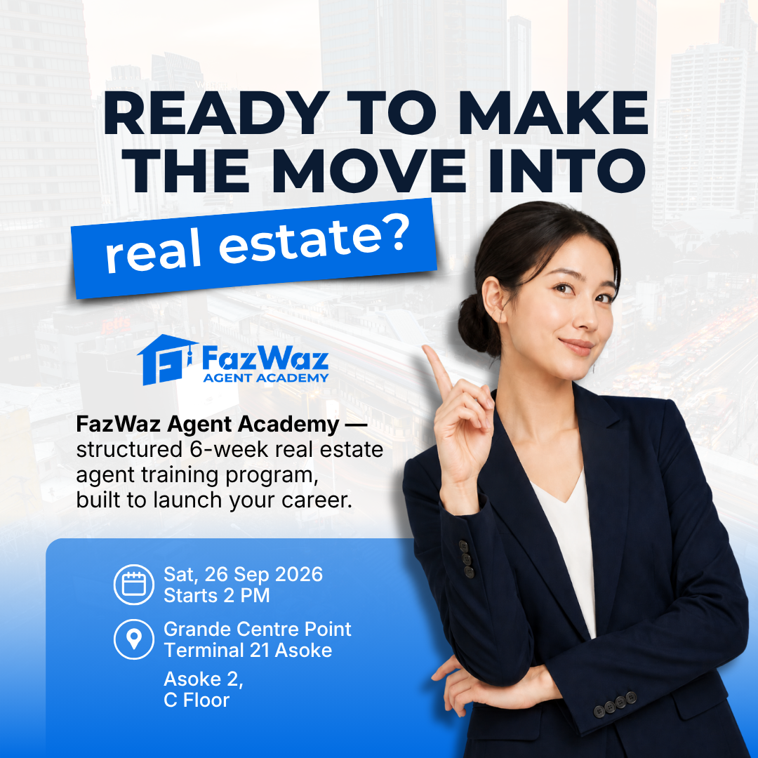 FazWaz Facebook ad: FazWaz Agent Academy Bangkok 2026