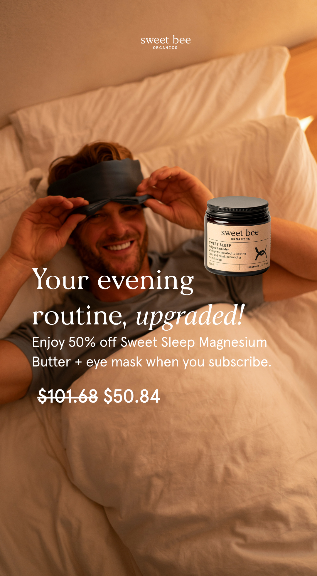Sweet Bee Organics Facebook ad