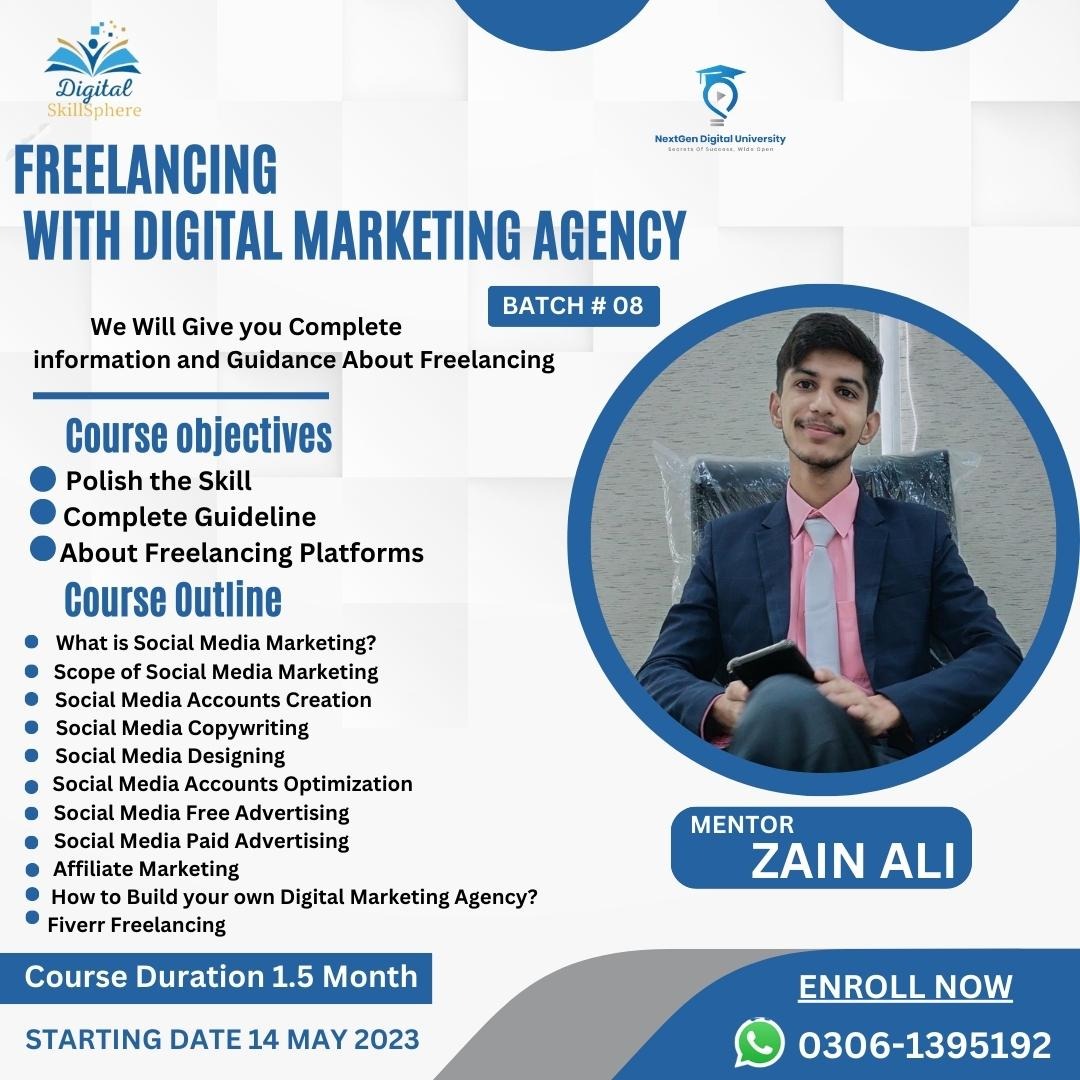 Digital SkillSphere Facebook ad: Chat in Messenger